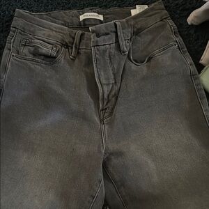 Good American Gray Relaxed Jeans Modern Fit